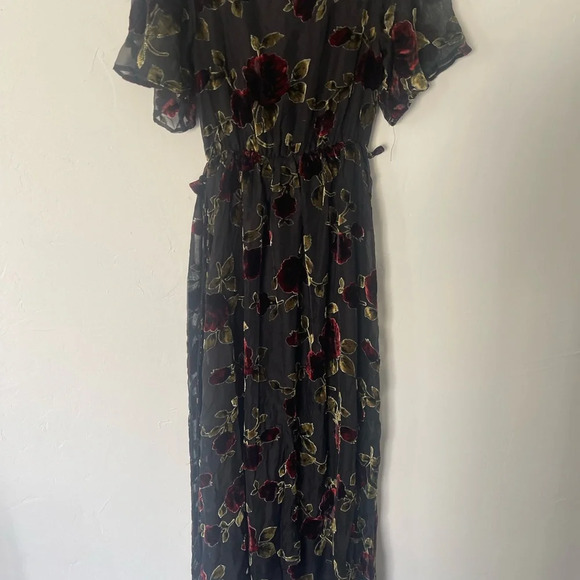 Baltic Born Parisian Velvet Floral Maxi Dress - Picture 5 of 10